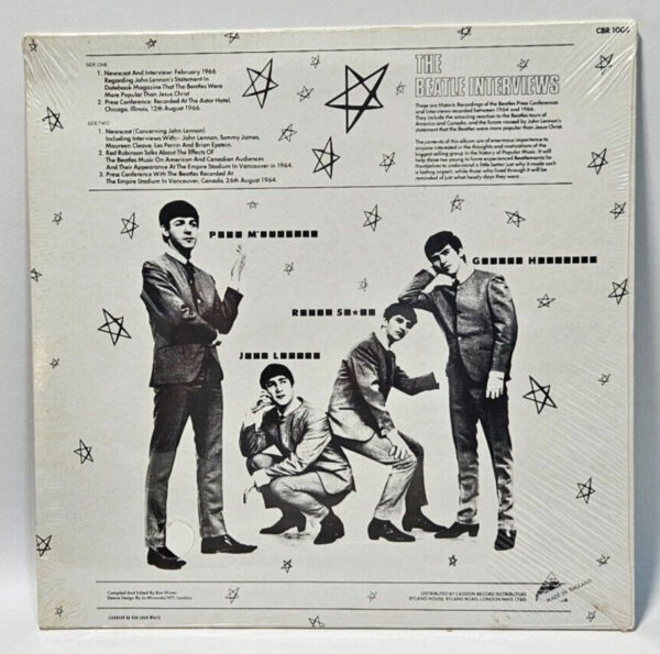 The Beatles - The Beatle Interviews - Everest CBR 1008 - UK 1982 NOS SEALED - Image 2