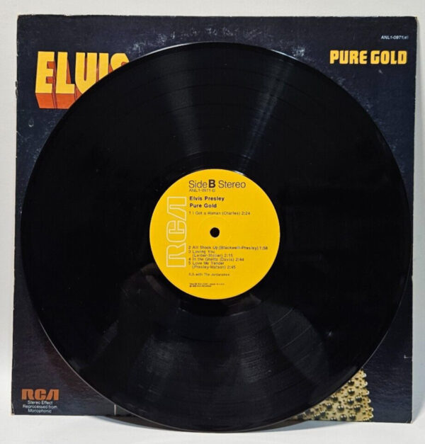 Elvis - Pure Gold - RCA ANL1-0971(e) Orange Label I 1975 - EX - Ultrasonic Clean - Image 4