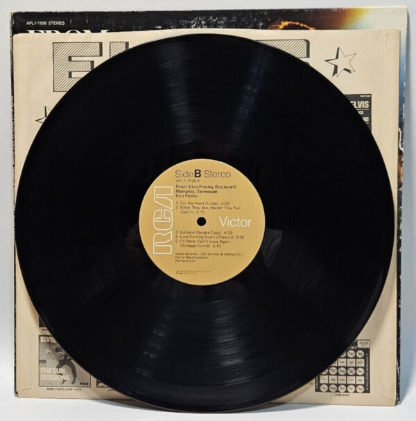 Elvis Presley â From Elvis Presley Boulevard.. 1976 RCA TAN EX - Ultrasonic Cln - Image 3