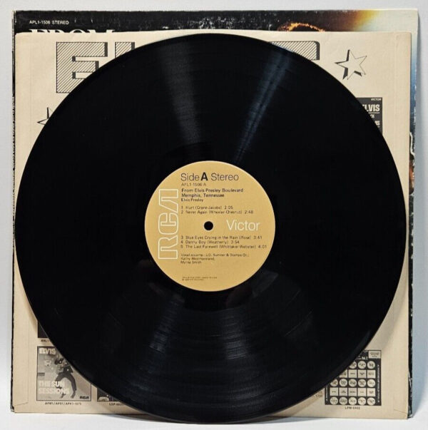 Elvis Presley â From Elvis Presley Boulevard.. 1976 RCA TAN EX - Ultrasonic Cln - Image 4