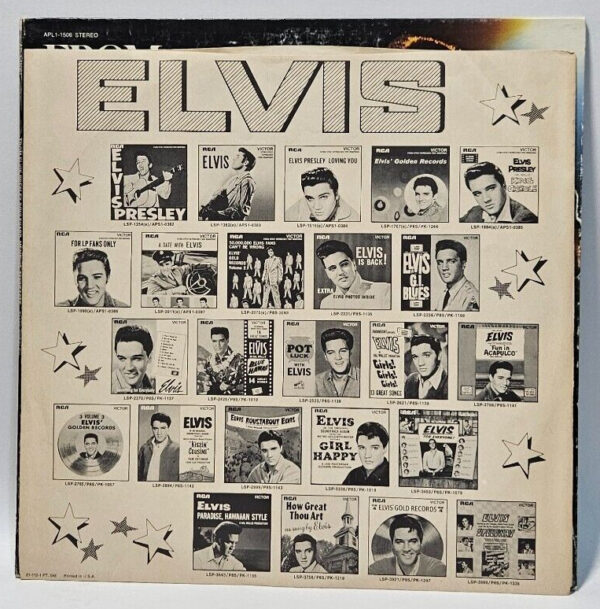 Elvis Presley â From Elvis Presley Boulevard.. 1976 RCA TAN EX - Ultrasonic Cln - Image 6