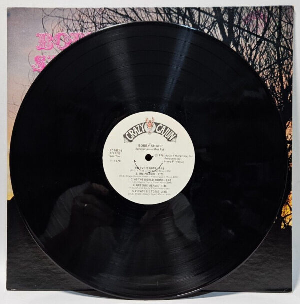 Bobby Sharp - Autumn Leaves Must Fall - 1978 Crazy Cajun - EX - Ultrasonic Clean - Image 3