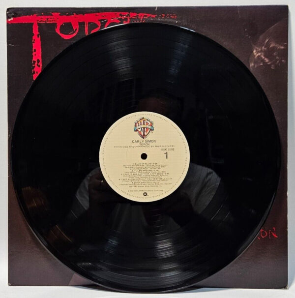 Carly Simon - Torch - WB BSK 3592 - 1981 - EX - Ultrasonic Cleaned - Image 3