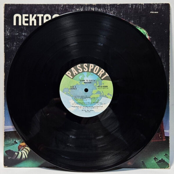 Nektar - Down To Earth - Passport PPSD-98005 1975 PROG PSYCH EX - Ultrasonic Cln - Image 3