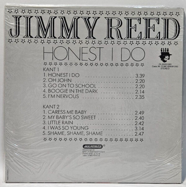 Jimmy Reed - Honest I Do - Cleo CL 00281283 - Delta Blues - 1982 - NOS SEALED - Image 2