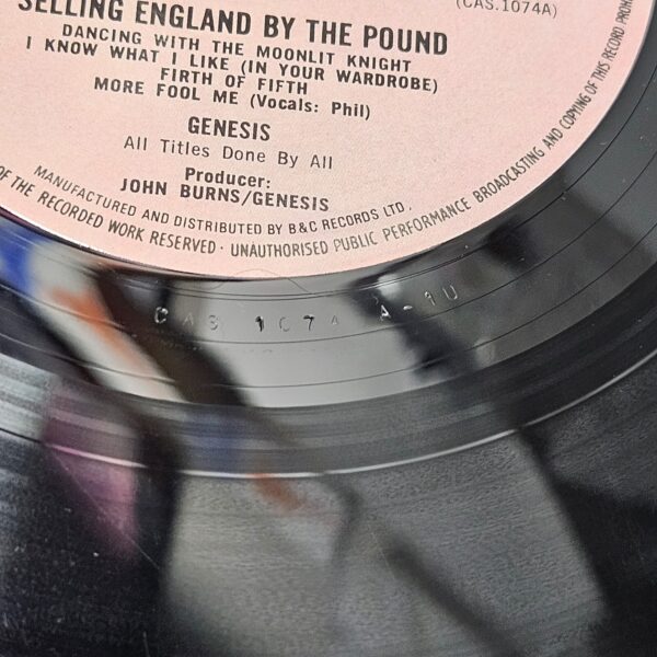 Genesis ââ Selling England By The Pound - Charisma âCAS.1074 1st Ed Porky Orig - Image 9