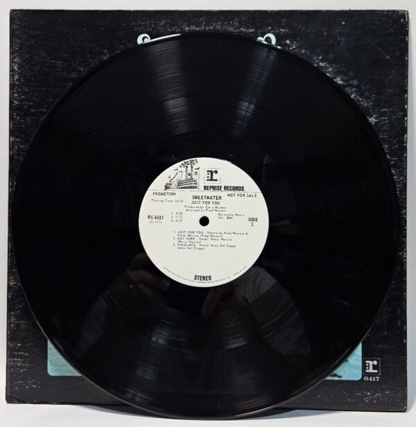 Sweetwater - Just For You - 1970 Folk Rock Promo GF - EX - Ultrasonic Cleaned - Image 3