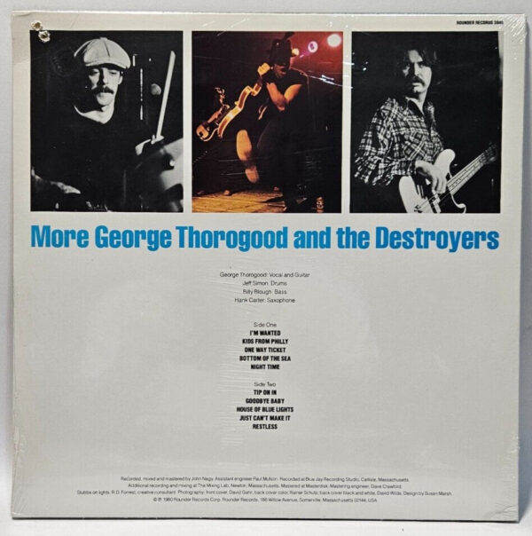 More George Thorogood And The Destroyers - 1980 Rounder BLUES ROCK - NOS SEALED - Image 2