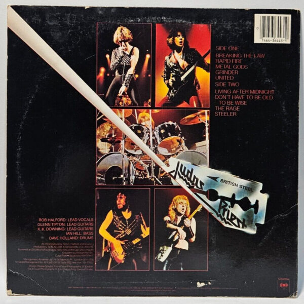Judas Priest - British Steel - 1980 Metal LOUD PRESSING - EX - Ultrasonic Cln - Image 2