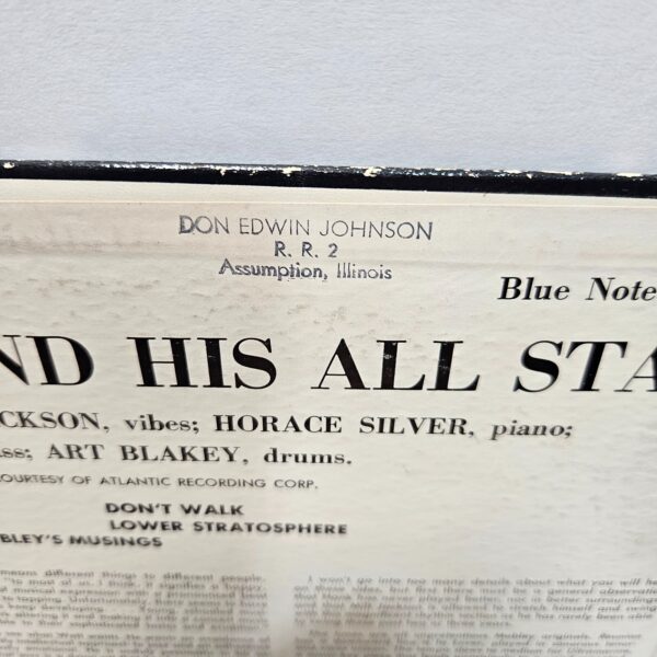 Hank Mobley And His All Stars - Blue Note BLP 1544 - 47 W 63rd New York DG RVG - Image 10