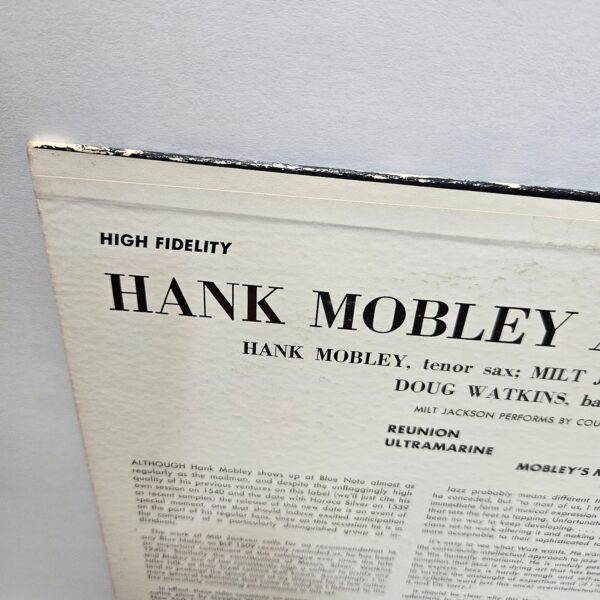 Hank Mobley And His All Stars - Blue Note BLP 1544 - 47 W 63rd New York DG RVG - Image 11