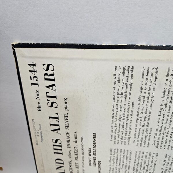 Hank Mobley And His All Stars - Blue Note BLP 1544 - 47 W 63rd New York DG RVG - Image 12