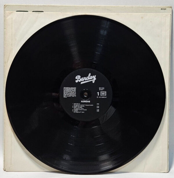 Kongas - Barclay 80 524 BLACK LABEL 1974 LATIN FUNK PROG EX - Ultrasonic Cleaned - Image 3