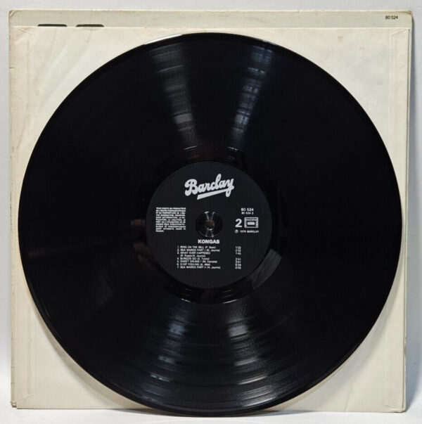Kongas - Barclay 80 524 BLACK LABEL 1974 LATIN FUNK PROG EX - Ultrasonic Cleaned - Image 4