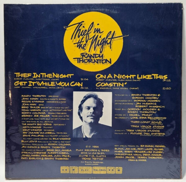Randy Thornton - Thief In The Night - Play Records & Tapes PR001 - NOS SEALED - Image 2