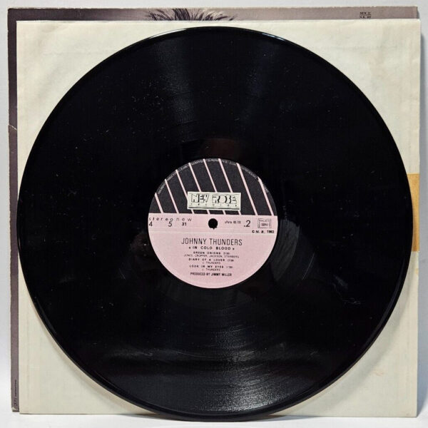 Johnny Thunders - In Cold Blood - New Rose 1984 France - EX - Ultrasonic Cleaned - Image 4
