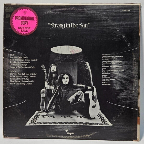 Tir Na Nog - Strong In The Sun - 1974 PROMO CHR 1047 - EX - Ultrasonic Cleaned - Image 2
