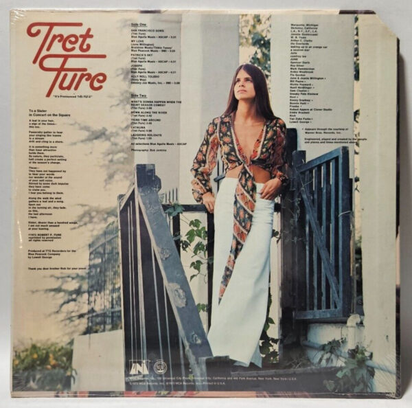 Tret Fure - Tret Fure - 1973 ROCK FOLK POP UNI 73141 1st Pressing - NOS SEALED - Image 2
