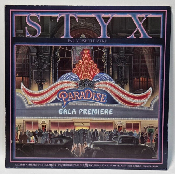 Styx - Paradise Theatre - 1981 CLUB ED GF SM PRESS EX - Ultrasonic Cleaned