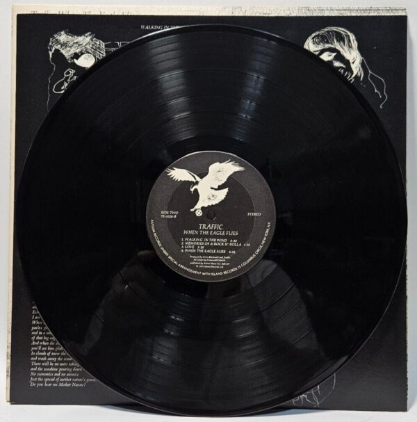 Traffic - When The Eagle Flies - 1974 PROG JAZZ ROCK - EX - Ultrasonic Cleaned - Image 4