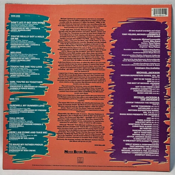 Michael Jackson â Farewell My Summer Love 1984 w/Poster - EX - Ultrasonic Clean - Image 2