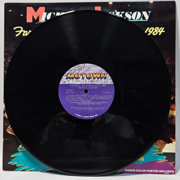 Michael Jackson â Farewell My Summer Love 1984 w/Poster - EX - Ultrasonic Clean - Image 4