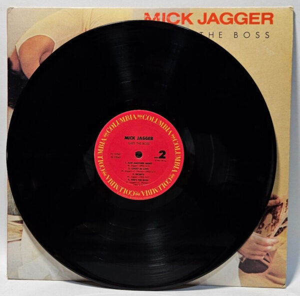 Mick Jagger - She's The Boss - 1985 ROCK PITMAN PRESS - EX - Ultrasonic Cleaned - Image 4