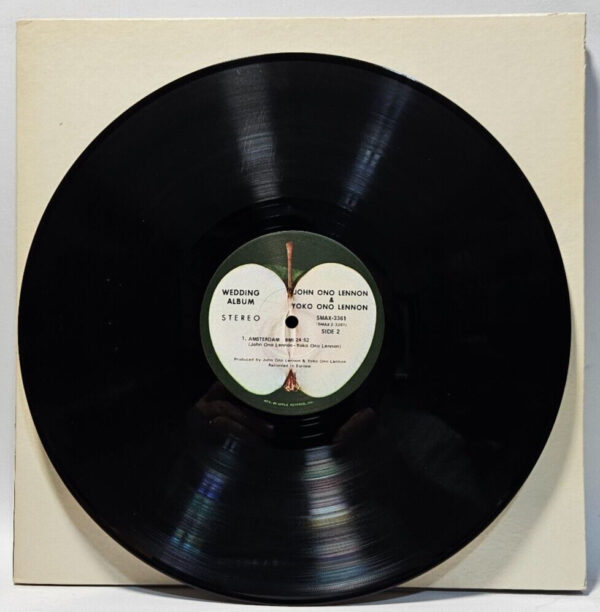 John And Yoko - Wedding Album 1969 Apple SMAX-3361 no box  - EX - Ultrasonic Cln - Image 4