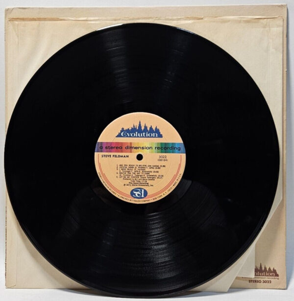 Steve Feldman - 1973 SOFT ROCK - EVOLUTION 3022 - EX - Ultrasonic Cleaned - Image 4