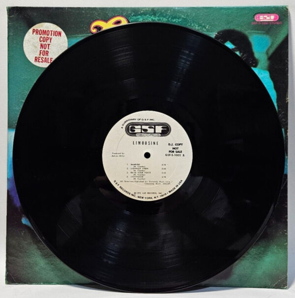 Limousine - 1972 ROCK - GSF RECORDS GSF-S-1002 PROMO - EX - Ultrasonic Cleaned - Image 4