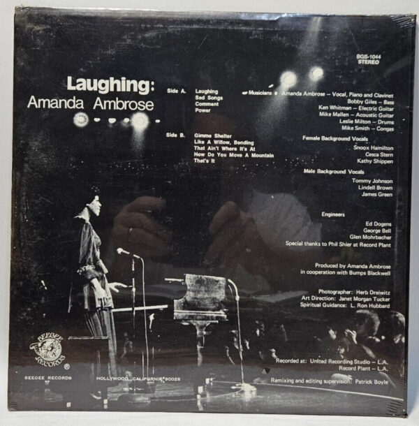 Amanda Ambrose - Laughing - 1973 JAZZ FUNK/SOUL Beegee BGS-1044 - NOS SEALED - Image 2
