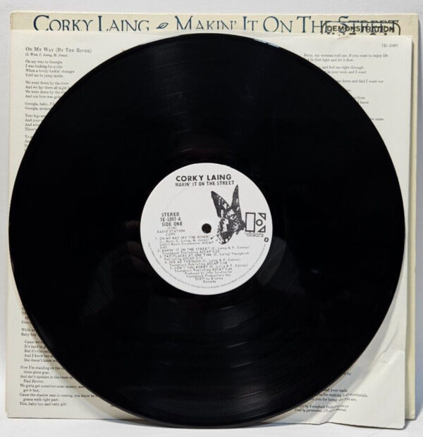 Corky Laing - Makin' It On The Street 1977 SOFT ROCK PROMO - EX - Ultrasonic Cln - Image 3