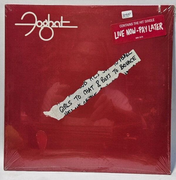 Foghat - Girls To Chat & Boys To Bounce - 1981 BLUES ROCK - CUTOUT NOS SEALED
