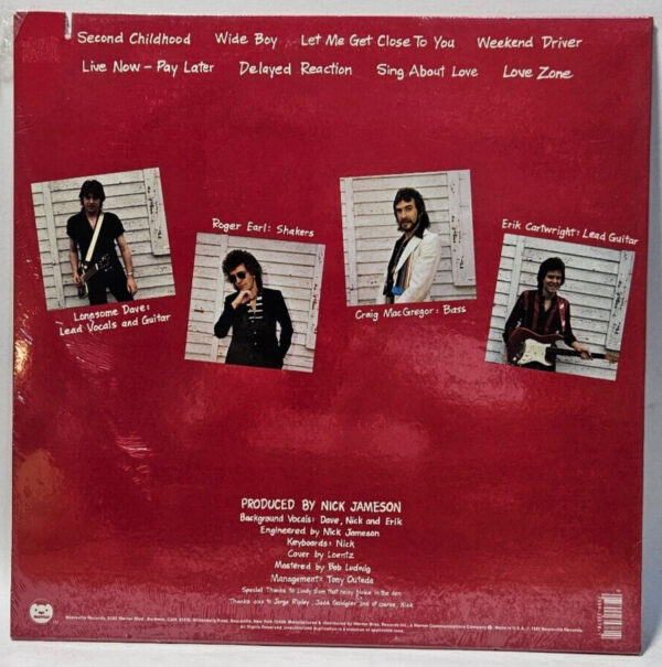 Foghat - Girls To Chat & Boys To Bounce - 1981 BLUES ROCK - CUTOUT NOS SEALED - Image 2