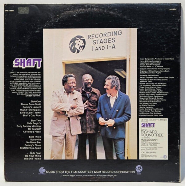 Isaac Hayes - Shaft - 1971 JAZZ/SOUL-JAZZ/FUNK - CLUB RE EX - Ultrasonic Cleaned - Image 2