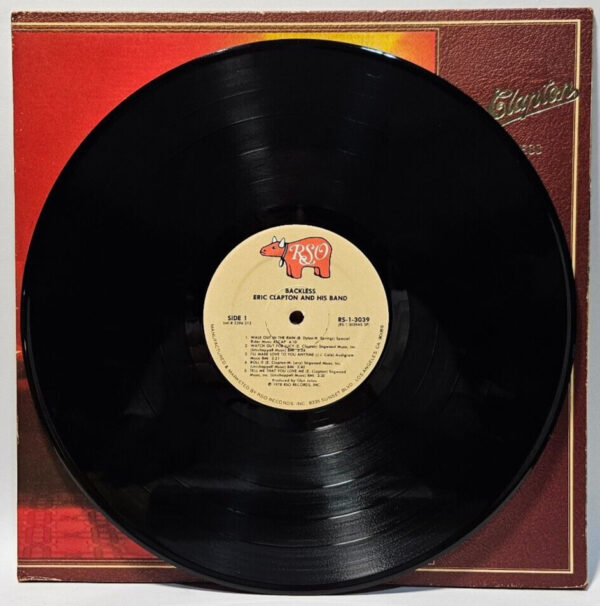 Eric Clapton - Backless - 1978 BLUES ROCK - EX - Ultrasonic Cleaned - Image 3