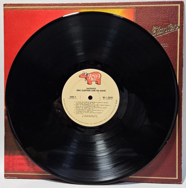 Eric Clapton - Backless - 1978 BLUES ROCK - EX - Ultrasonic Cleaned - Image 4