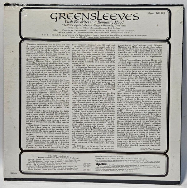 Eugene Ormandy / Philadelphia Orchestra - Greensleeves - Classical - NOS SEALED - Image 2