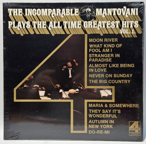 Mantovani & His Orchestra - All Time Greatest Hits, Vol 1 - 1973 JAZZ NOS SEALED
