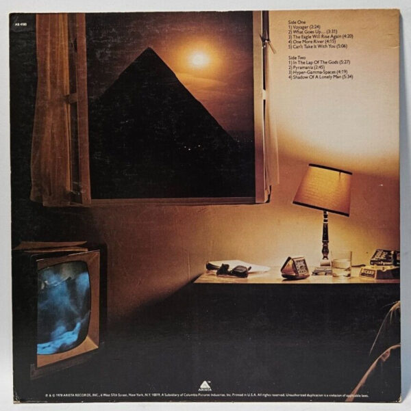 The Alan Parsons Project - Pyramid - 1978 Prog Art Rock EX - Ultrasonic Cleaned - Image 2