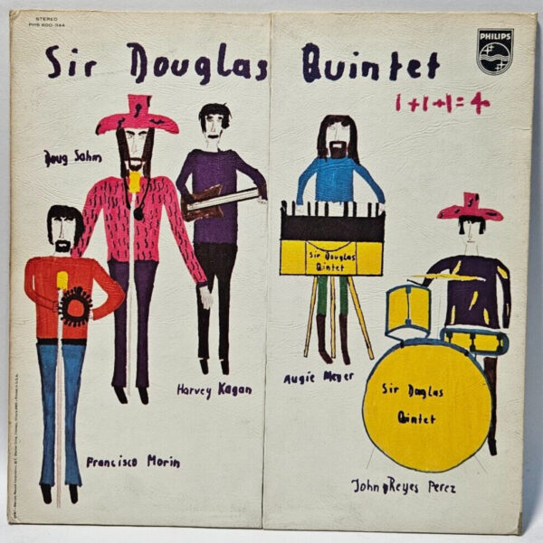 Sir Douglas Quintet - 1+1+1=4 - 1970 ROCK - Philips Press - EX - Ultrasonic Cln
