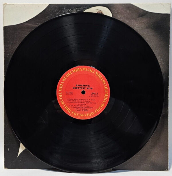 Santana - Santana's Greatest Hits - 1974 ROCK LATIN - EX - Ultrasonic Cleaned - Image 4