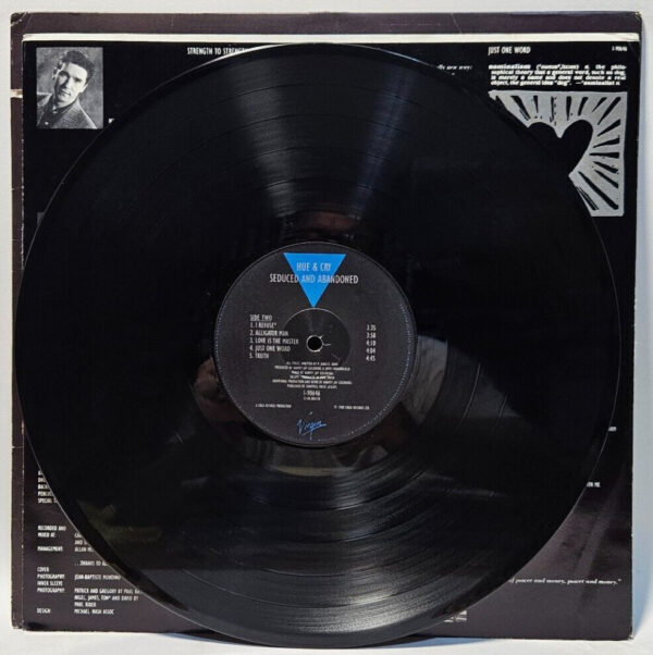 Hue And Cry - Seduced And Abandoned - 1987 JAZZ PROMO - EX - Ultrasonic Cleaned - Image 4