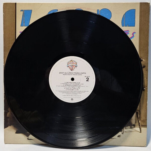 Frank Zappa - Zoot Allures - 1976 ROCK AVANT GARDE - RE EX - Ultrasonic Cleaned - Image 3