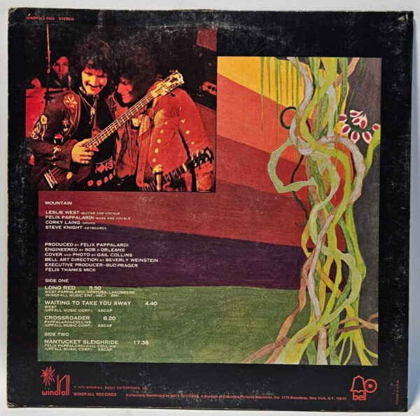 Mountain - Live : The Road Goes Ever On - 1972 BLUES ROCK - VG+ - Ultrasonic Cln - Image 2