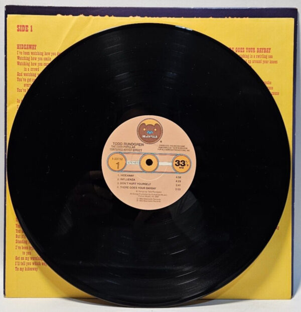Todd Rundgren - The Ever Popular Tortured Artist Effect - EX - Ultrasonic Clean - Image 3