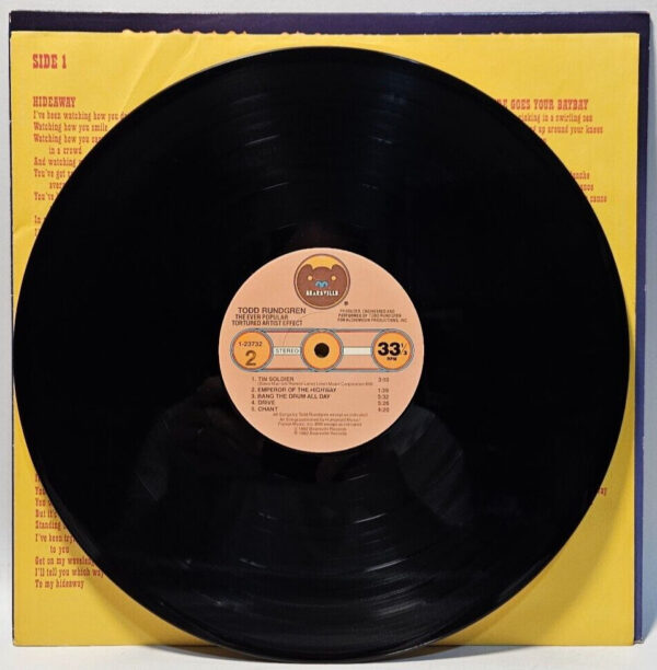 Todd Rundgren - The Ever Popular Tortured Artist Effect - EX - Ultrasonic Clean - Image 4