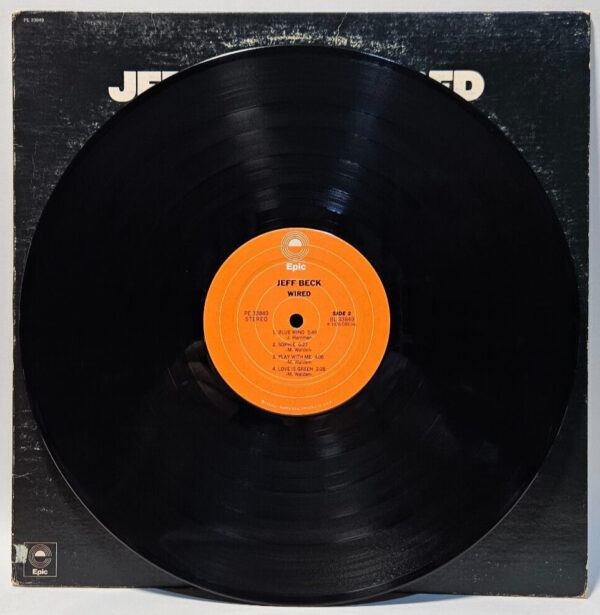 Jeff Beck - Wired - 1976 JAZZ-ROCK FUNK 1st Ed - EX - Ultrasonic Cleaned - Image 4