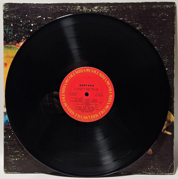 Santana - 1971 LATIN PSYCH ROCK - GF - SUPER NICE EX - Ultrasonic Cleaned - Image 4
