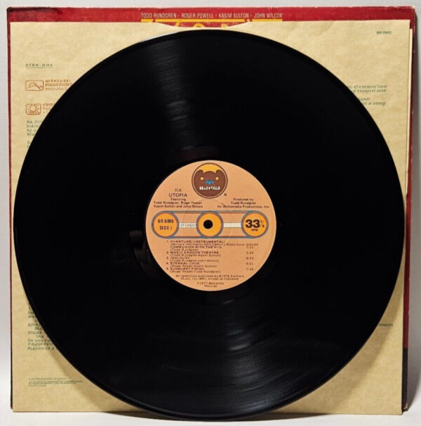 Utopia - Ra - 1977 PROG ROCK - EX - Ultrasonic Cleaned - Image 3